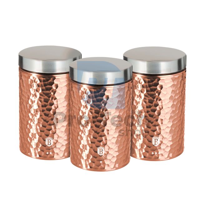 3-teiliges Behälter-Set ROSE GOLD 19564