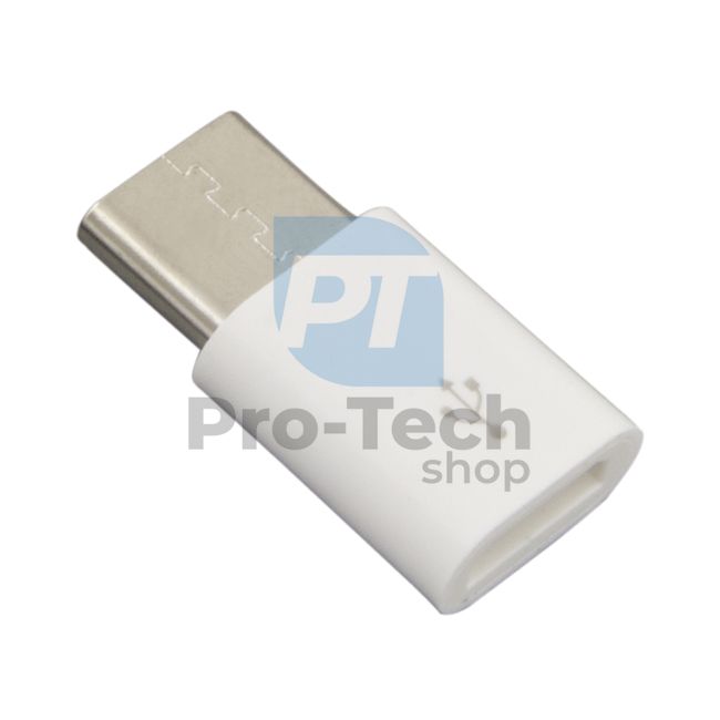 Micro USB 2.0 - USB-C Adapter, weiß 72427