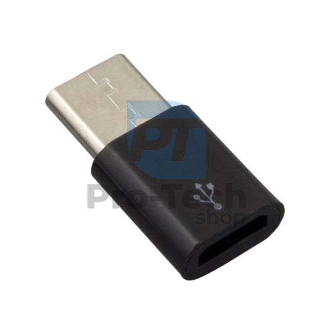 Micro USB 2.0 - USB-C Adapter, schwarz 72426