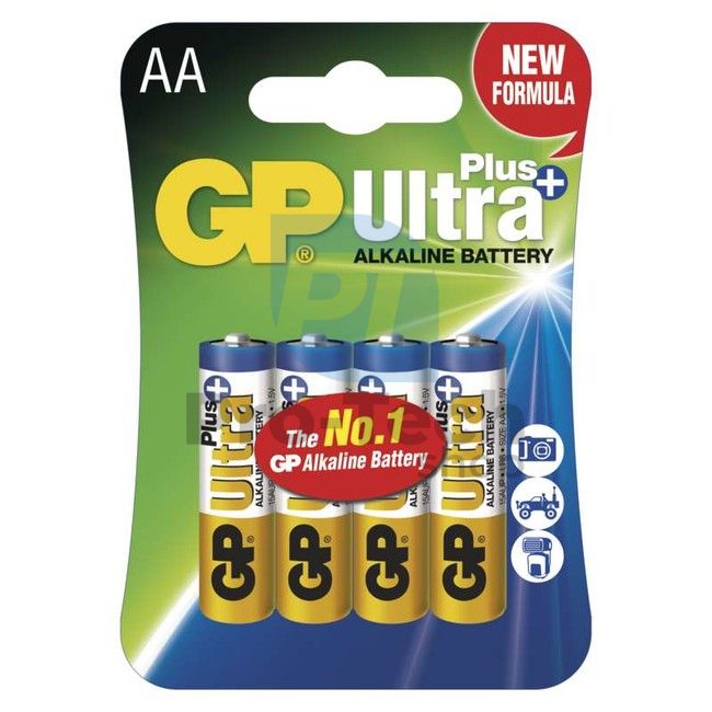 Alkalibatterie GP Ultra Plus LR6 (AA), 4 Stück 70845