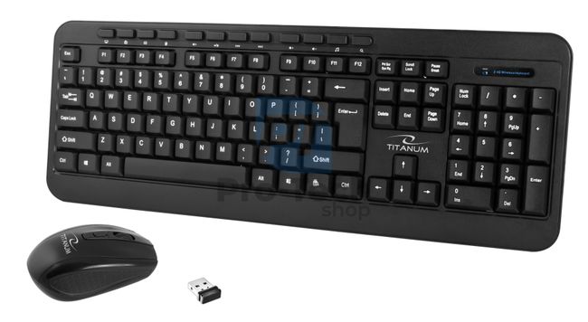 Kabellose USB-Tastatur mit Maus AKRON 73361