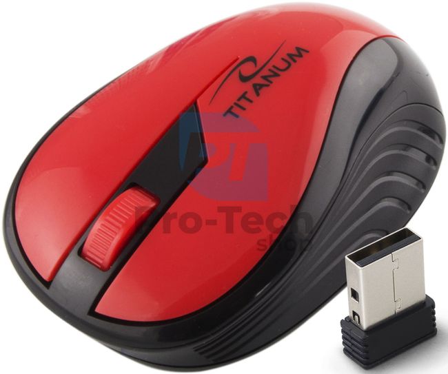 Kabellose 3D-USB-Maus RAINBOW, rot 73416