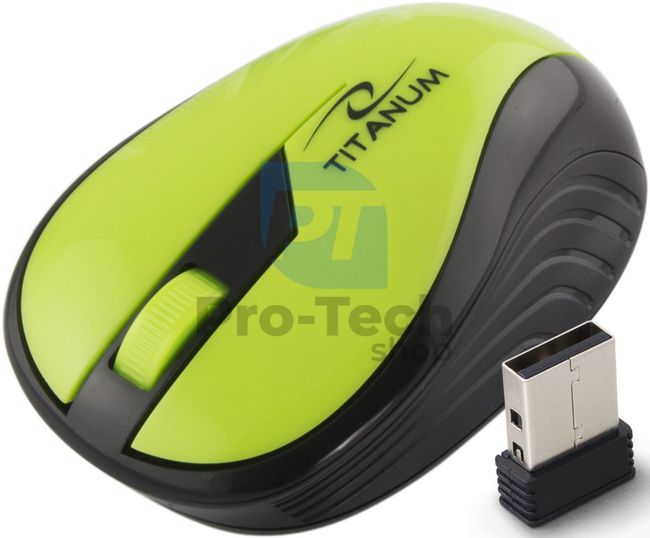 Kabellose Maus 3D USB RAINBOW, grün 73414