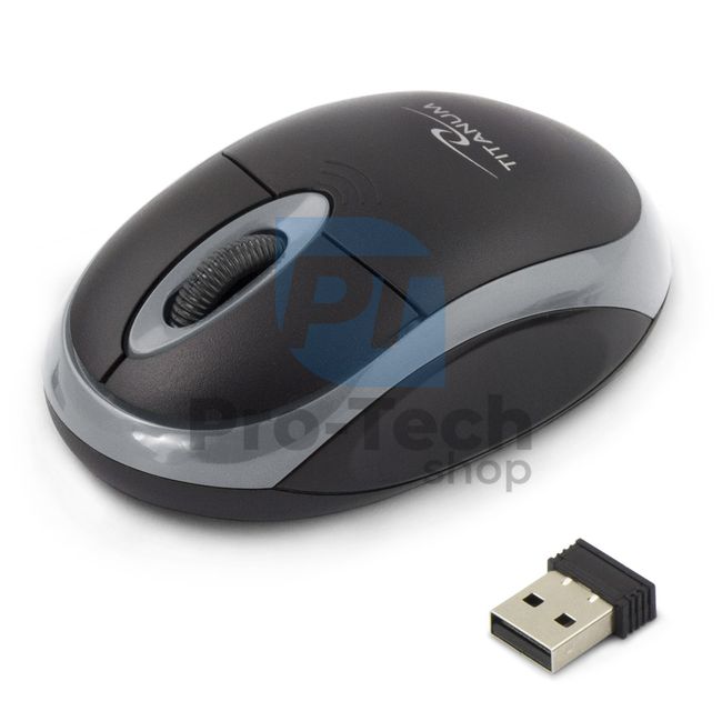 Kabellose Maus 3D USB VULTURE, schwarz-grau 73419