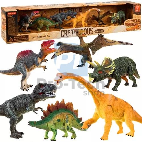 Dinosaurier: Bewegliche Figuren - 6 Stück von Kruzzel 74112