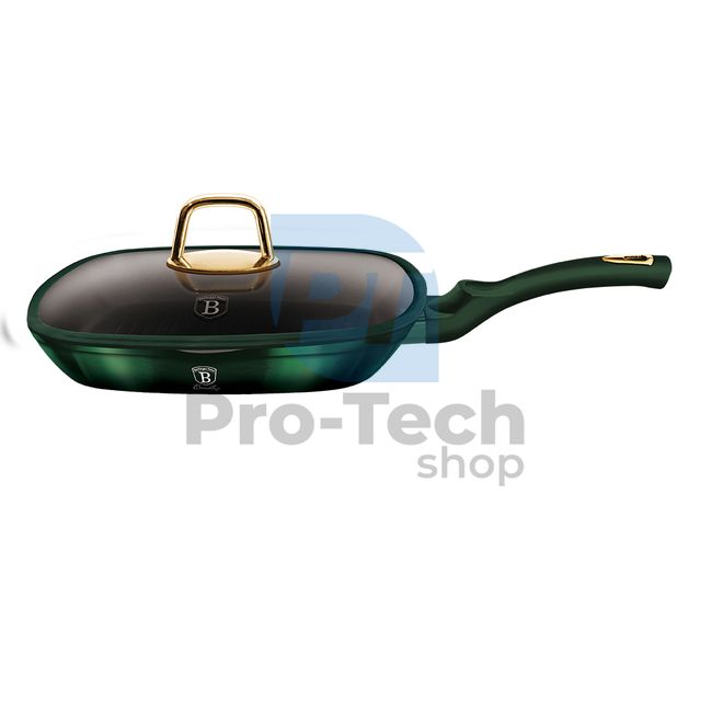 Grillpfanne mit Titan-Oberfläche und Deckel 28cm EMERALD COLLECTION 20126