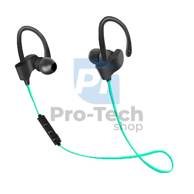 Bluetooth-Freisprecheinrichtung, Sport, schwarz-grün 72806