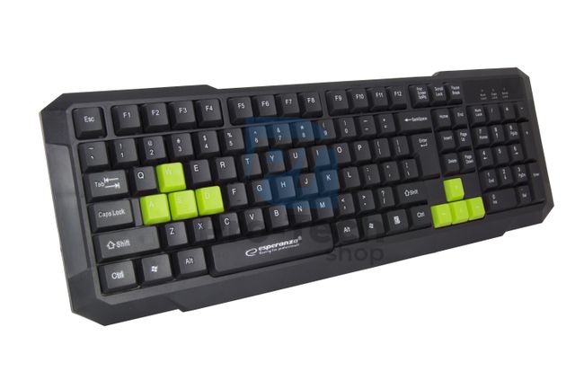 USB-Gaming-Tastatur ASPIS, grün 72680