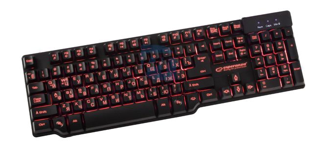 USB-Gaming-Multimedia-Tastatur mit LED-Hintergrundbeleuchtung HUNTER UA 72687