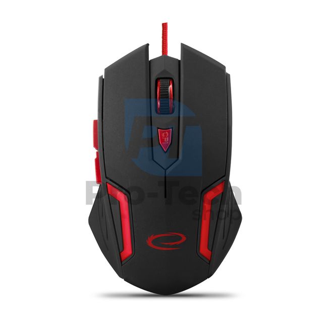 USB-Gaming-Maus mit LED-Hintergrundbeleuchtung 6D FIGHTER, rot 72695