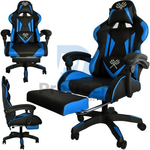 Gaming-Stuhl - schwarz und blau MALATEC 74311
