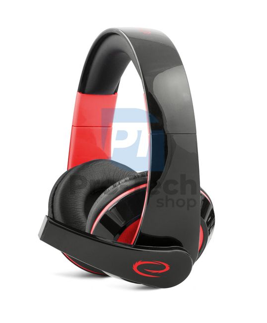 Gaming-Headset mit Mikrofon CONDOR, rot 72656