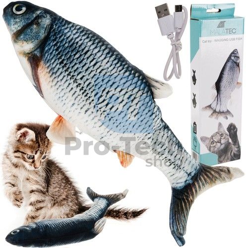 Katzenspielzeug - springender Fisch mit USB 74340