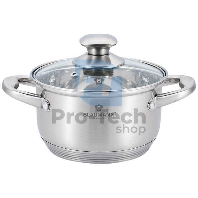 Edelstahltopf mit Deckel 24cm SATIN GOURMET LINE 21076