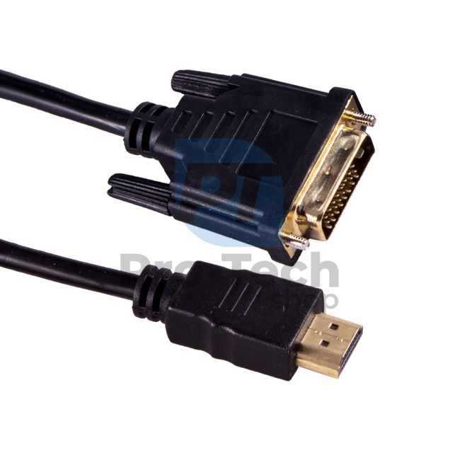 HDMI - DVI Kabel 1m, vergoldete Stecker 72356