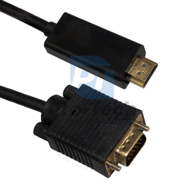 HDMI - VGA D-SUB Kabel mit Signalwandler 1m 72358