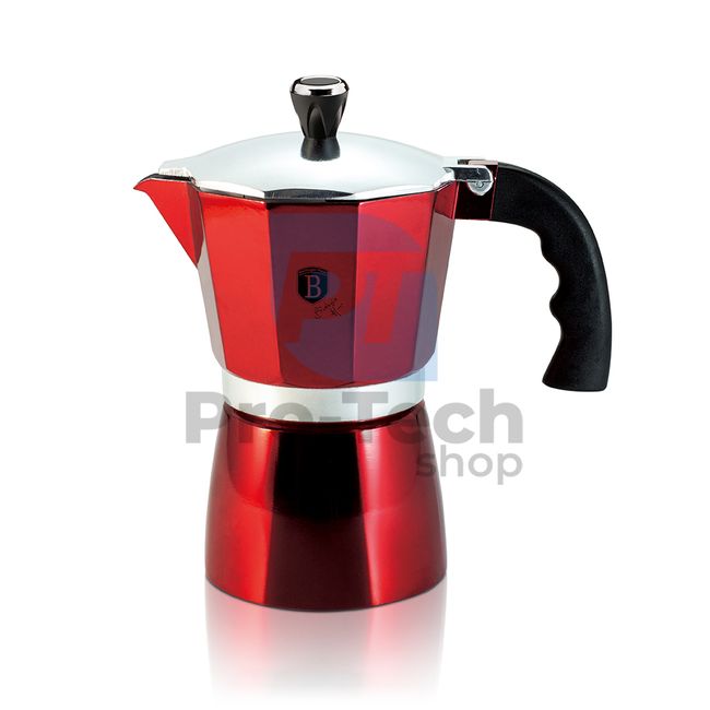 Kaffeemaschine Moka 3CUP BURGUNDY 19231