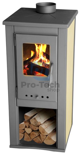 Kaminofen 3,9 kW beige 40222