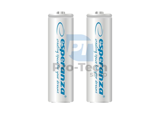 Wiederaufladbare Batterie NI-MH AA 2000mAh 2 Stück, weiß 73328