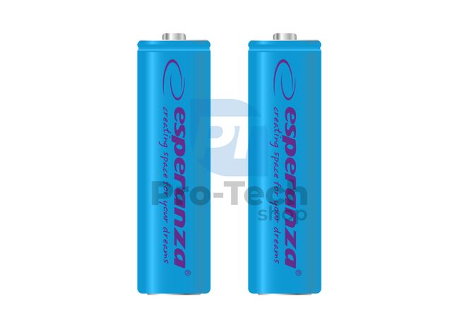 Wiederaufladbare Batterie NI-MH AA 2000mAh 2 Stück, blau 73325