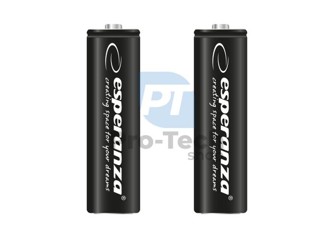 Wiederaufladbare Batterie NI-MH AA 2600mAh 2 Stück, schwarz 73335