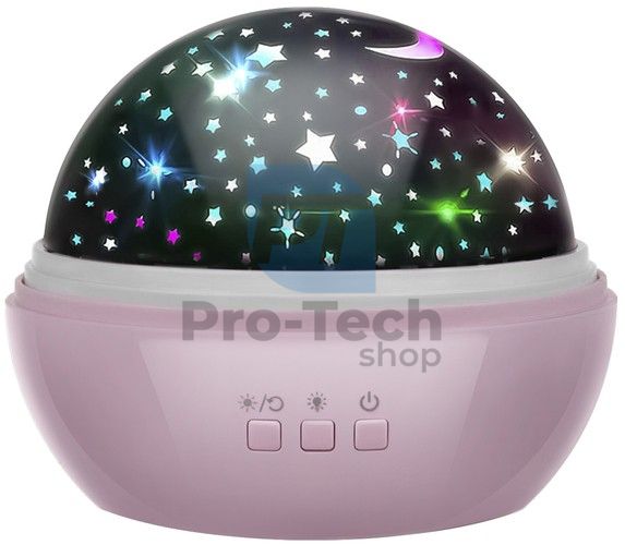 Nachtlampe mit Projektor - rosa LP16859 74726