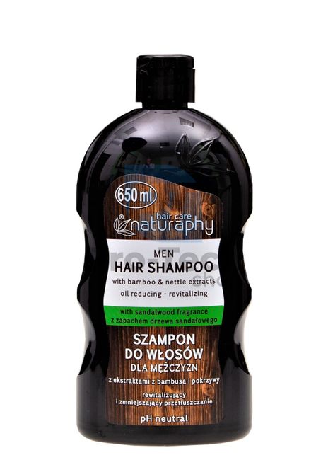 Haarshampoo für Männer Sandelholz Haarpflege Naturaphy 650ml 30125