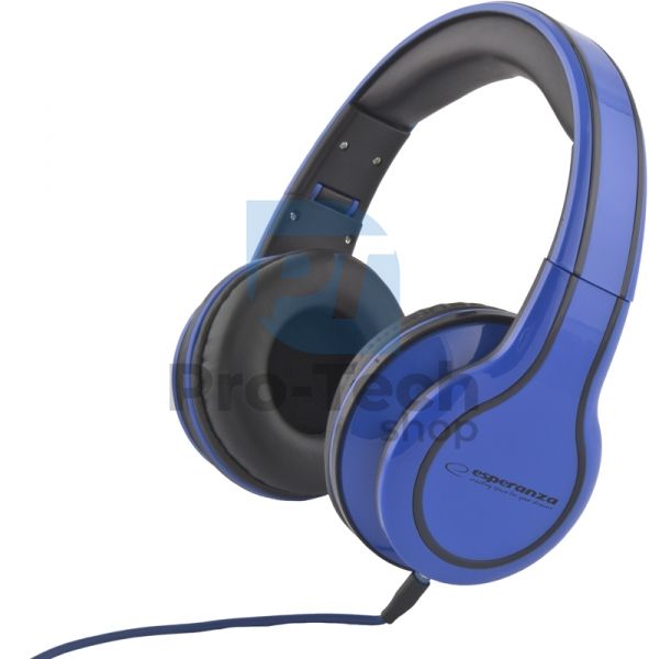 Faltbarer Kopfhörer BLUES, blau 72745