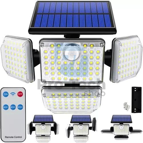 Solarleuchte 181 LED mit externem Panel Izoxis 75176