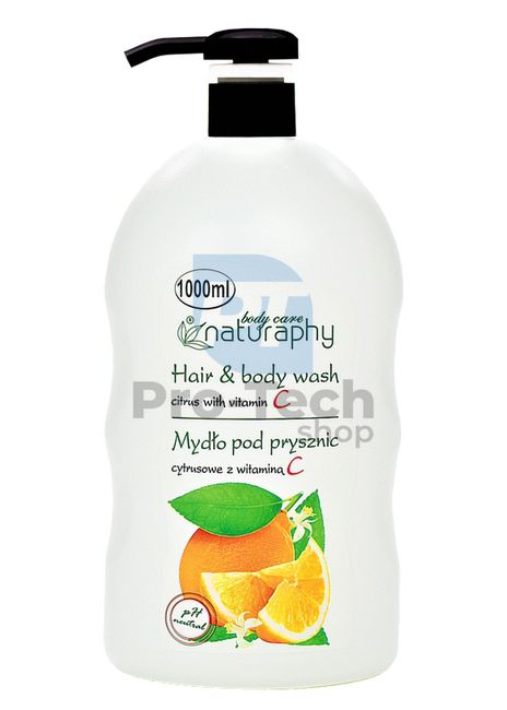 Duschgel und Shampoo 2in1 Zitrone und Vitamin C Naturaphy 1000ml 30290