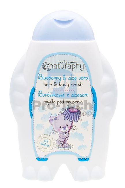 Kinder Duschgel und Shampoo 2in1 Heidelbeere und Aloe Vera Naturaphy 300ml 30031