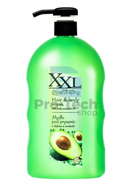 Duschgel und Shampoo 2in1 mit Avocadoöl Naturaphy 1000ml 30070