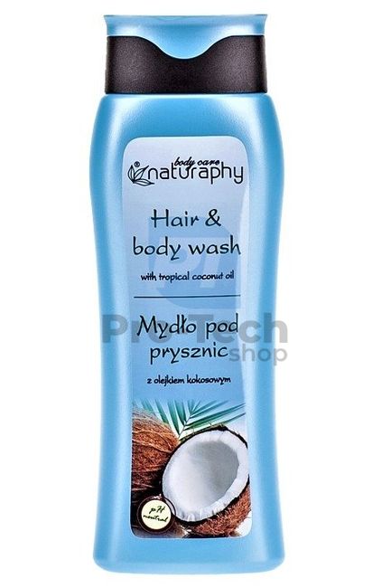 Duschgel und Shampoo 2in1 mit Kokosnussöl Naturaphy 300ml 30048