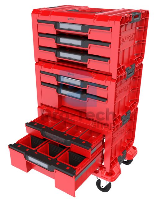Werkzeugkoffer-Set QS PRO 3 Rot 16459