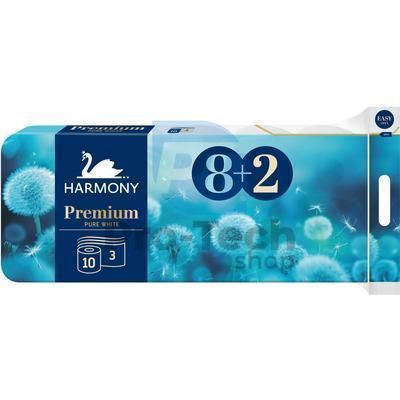 3-lagiges Toilettenpapier HARMONY PREMIUM - 8+2 Stück 30502