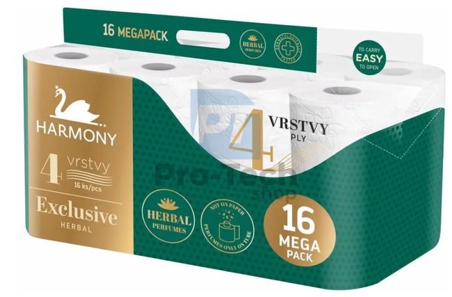 4-lagiges Toilettenpapier HARMONY EXCLUSIVE HERBAL PARFUMES - 16pcs 30363