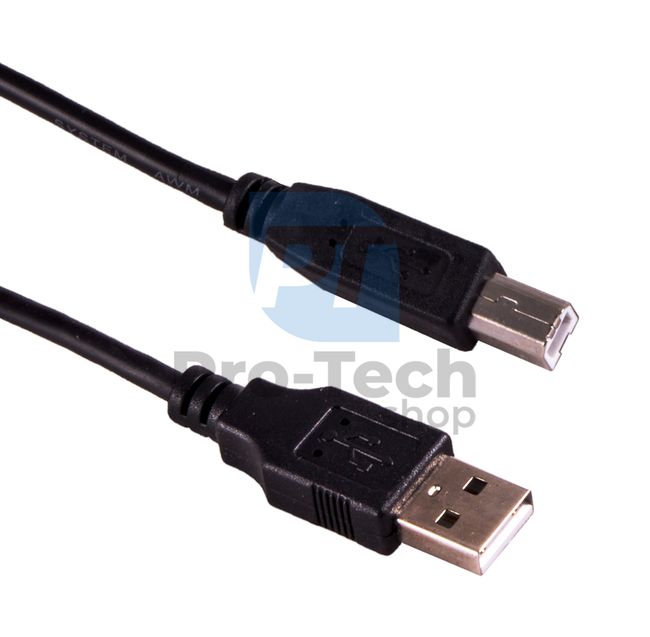 USB-Druckerkabel, USB 2.0, A-B, 3m 72389