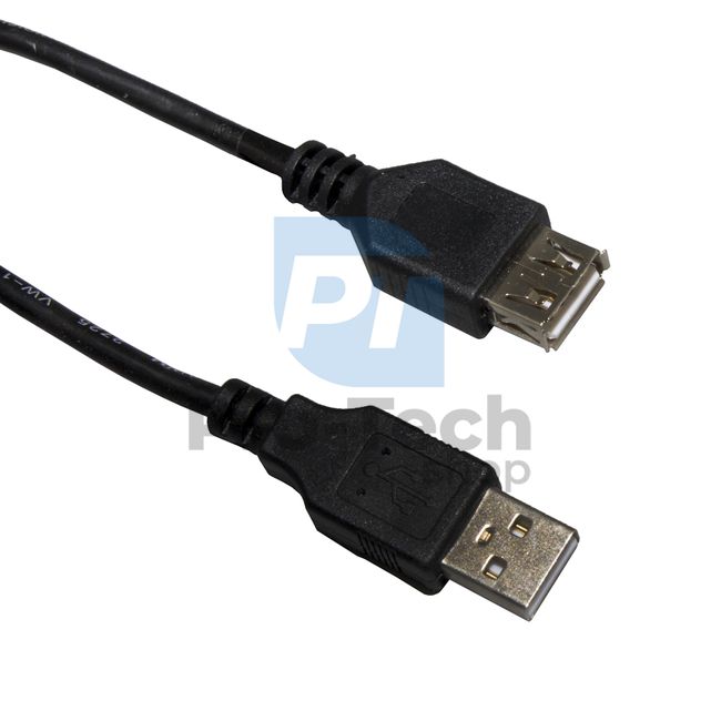 USB-Verlängerungskabel USB 2.0 F/M, 1,5m 72394