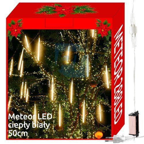 LED-Weihnachtsbeleuchtung Meteore 244 LED 50cm - warmweiß 76150