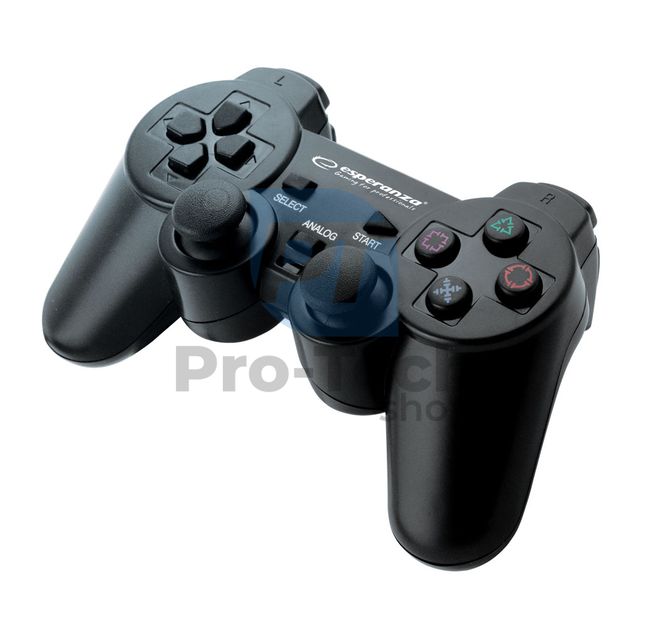 Vibrierendes Gamepad PS2/PS3/PC USB CORSAIR, schwarz 72628