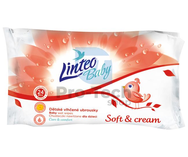 Linteo Baby Soft und Creme Feuchttücher 24 Stück 30426