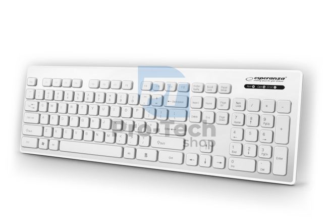 Wasserdichte USB-Tastatur SINGAPORE, weiß 72916