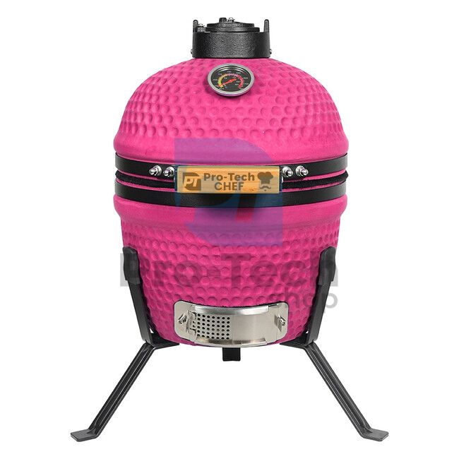 Garten Keramik Grill Kamado CL-13 rot matt Pro-Tech CHEF 40307