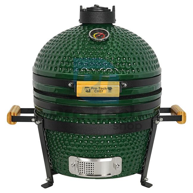 Garten Keramik Grill Kamado CL-16T grün Pro-Tech CHEF 40348