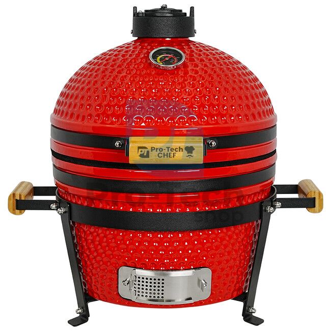 Garten Keramik Grill Kamado CL-16T rot Pro-Tech CHEF 40279